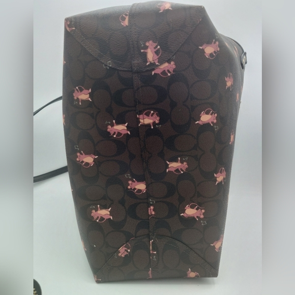 Coach Dancing party mice city tote matching wallet nwt and wallet dusty - Picture 7 of 11